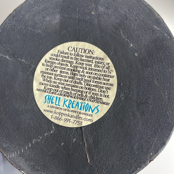 Koppes Kandles Tiki style carved votive holder set with turtles and palm trees - Picture 4 of 9